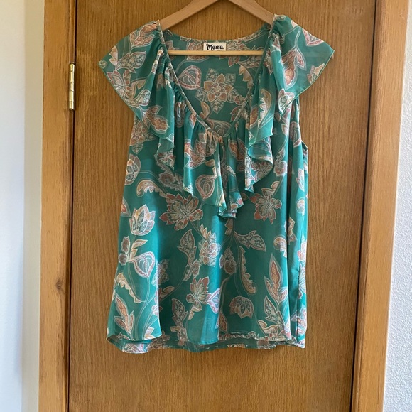 SHOW ME YOUR MUMU • Easton Ruffle Top - Size S - Picture 2 of 14